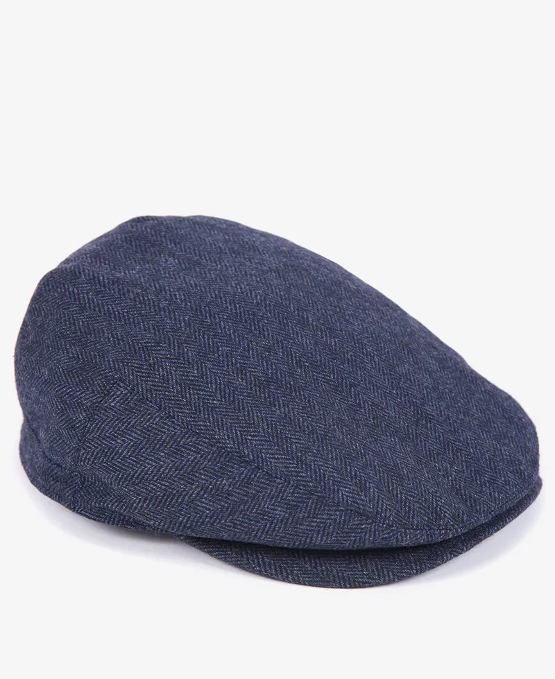 Barbour Barlow Flat Cap in Navy-2